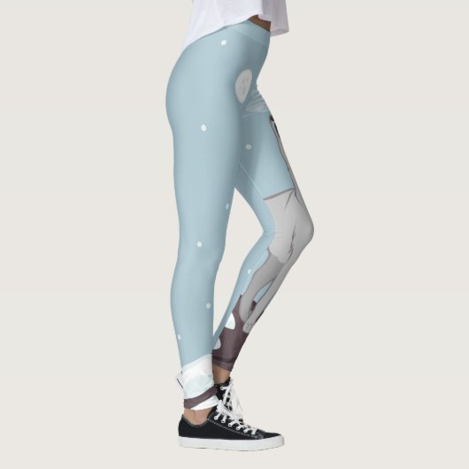 Leggings Howling Arctic Wolf (Droite)