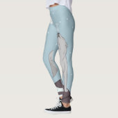 Leggings Howling Arctic Wolf (Gauche)