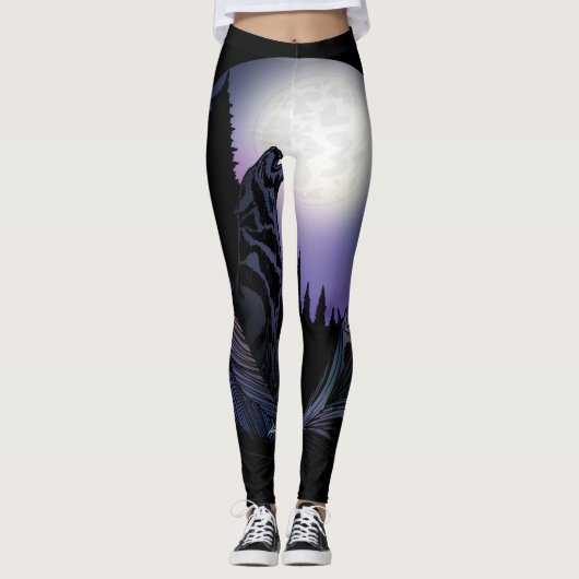 Leggings Howling Wolf (Devant)