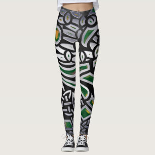 Leggings Huile 3D Celtic Birds