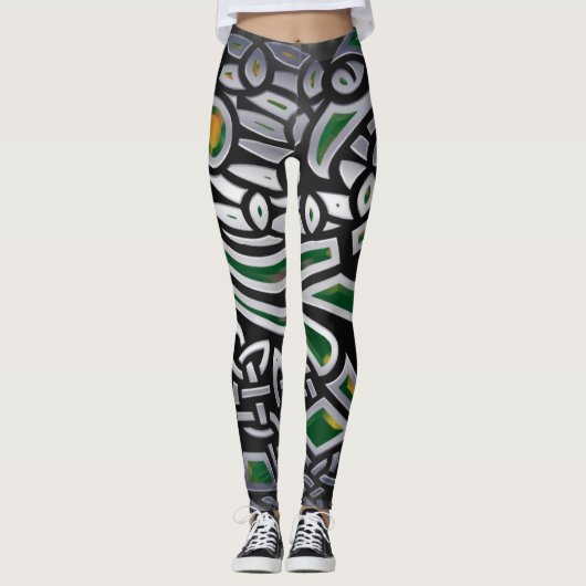 Leggings Huile 3D Celtic Birds (Devant)