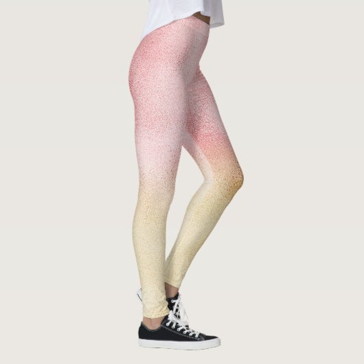 Leggings Huile rose et or Ombre (Droite)