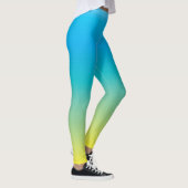 Leggings Humeur agréable (couleur jaune vert-bleu de (Droite)