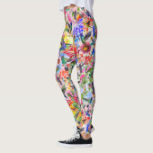 Leggings Humming Birds and Flowers (Gauche)