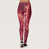 LEGGINGS HURRICANE CÉLESTIEL ROUGE VOL HAUT (Dos)