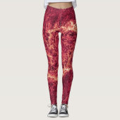LEGGINGS HURRICANE CÉLESTIEL ROUGE VOL HAUT (Devant)