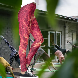 LEGGINGS HURRICANE CÉLESTIEL ROUGE VOL HAUT