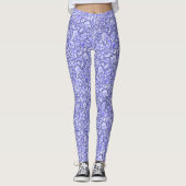 Leggings Hydrangea Aquarelle Motif Floral (Devant)