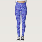 Leggings Hydrangea bleu (Devant)