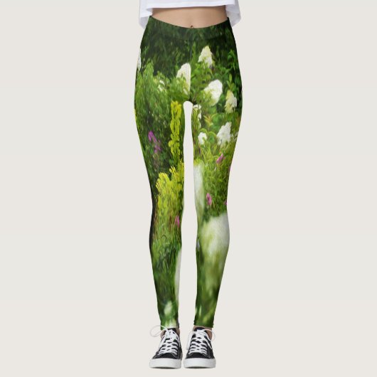 Leggings Hydrangeas Limelight dans mon jardin Rubio (Devant)