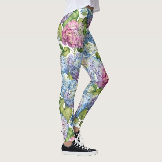 Leggings Hydrangée en fleurs (Droite)