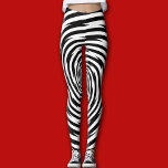 Leggings Hypnotisez vos collègues coureurs Abstraits<br><div class="desc">Préparez-vous à tourner la tête avec ces leggings féminins accrocheurs avec un design en spirale noir et blanc moderne et abstrait ! Parfaits pour tous ceux qui aiment un peu de plaisir et de magie dans leur garde-robe, ces leggings jouent avec les concepts mystiques de l'hypnose et des illusions optiques...</div>