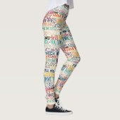 Leggings I hate how stupid everything is typography (Droite)