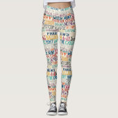 Leggings I hate how stupid everything is typography (Devant)