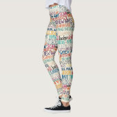 Leggings I hate how stupid everything is typography (Gauche)