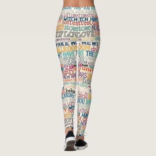 Leggings I hate how stupid everything is typography (Dos)