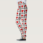 Leggings I Heart [Love] Kappa 河 童 (Gauche)