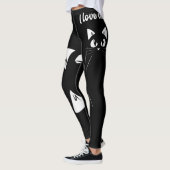 Leggings "I love Cats" (Gauche)
