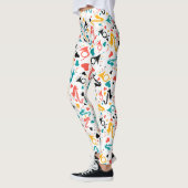 Leggings I Love Music Motif coloré (Gauche)