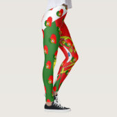 Leggings I Love Portugal Portugais Drapeau Couleurs drôle (Droite)