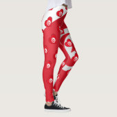 Leggings I Love Tunisie Tunisian Drapeau Hearts Motif Funny (Droite)