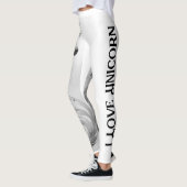 Leggings I Love Unicorn (Gauche)
