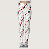 Leggings I Only Play Bridge On Days That End (Devant)