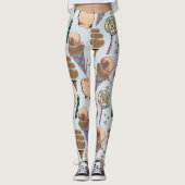Leggings Ice cream pattern | Lollies pattern | lollipop 25 (Devant)