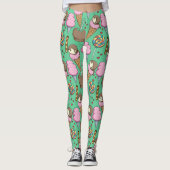 Leggings Ice cream pattern | Lollies pattern | lollipop 29 (Devant)