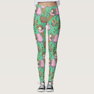 Leggings Ice cream pattern   Lollies pattern   lollipop 29