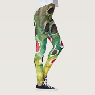 Leggings Ichthyologie de la pêche Brown à la truite
