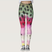 Leggings Ichthyologie de la pêche de la truite arc-en-ciel (Devant)