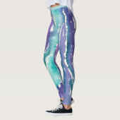 Leggings Icicules turquoises (Gauche)