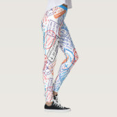 Leggings Icône de voyage (Droite)
