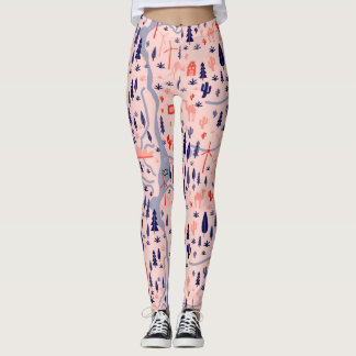 Leggings Icônes australiennes, motif décoratif sans soudure