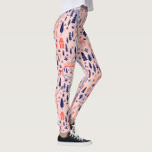 Leggings Icônes australiennes, motif décoratif sans soudure (Droite)