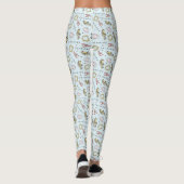 Leggings Icônes d'aquarelle AMIS™ Motif (Dos)