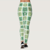 Leggings Icônes dessinées à la main de la Saint-Patrick ID6 (Dos)