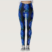 Leggings ID ADN Bleu Science Médicale Moderne Cool (Devant)