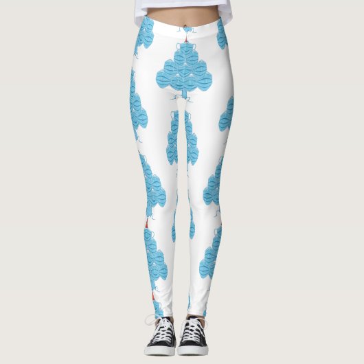 Leggings ignoble masque de visage (Devant)