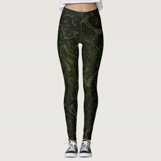 Leggings Iguane Camo de Carla (Devant)