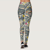 Leggings iguane peau indigo pop (Dos)