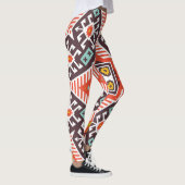 Leggings Ikat Aztec : Textes à rayures ethniques (Droite)