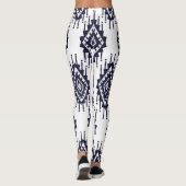 Leggings Ikat Boho Aztec Textile Motif (Dos)