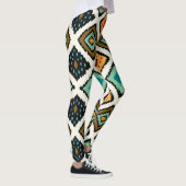 Leggings Ikat géométrique, folklore texture tribale. (Droite)