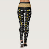 Leggings Îles du Pacifique Micronésie Fière (Dos)