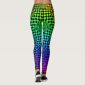 Leggings Illusion À damiers par Kenneth Yoncich (Dos)