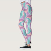 Leggings Illusion de profondeur fluide et rêveuse | Douce (Gauche)