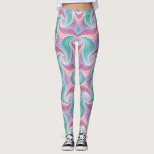 Leggings Illusion de profondeur fluide et rêveuse Douce