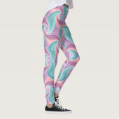 Leggings Illusion de profondeur fluide et rêveuse | Douce (Droite)